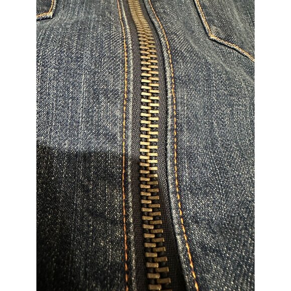 Vintage‎ Tommy Hilfiger BEAUTIFUL Denim Jacket with Nautical Patch size L (#374) - Picture 5 of 15